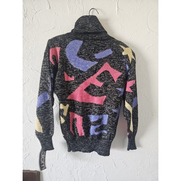 Slalom Vintage Turtleneck Sweater NWT Deadstock SizeS 100% Wool Ski - Picture 6 of 7